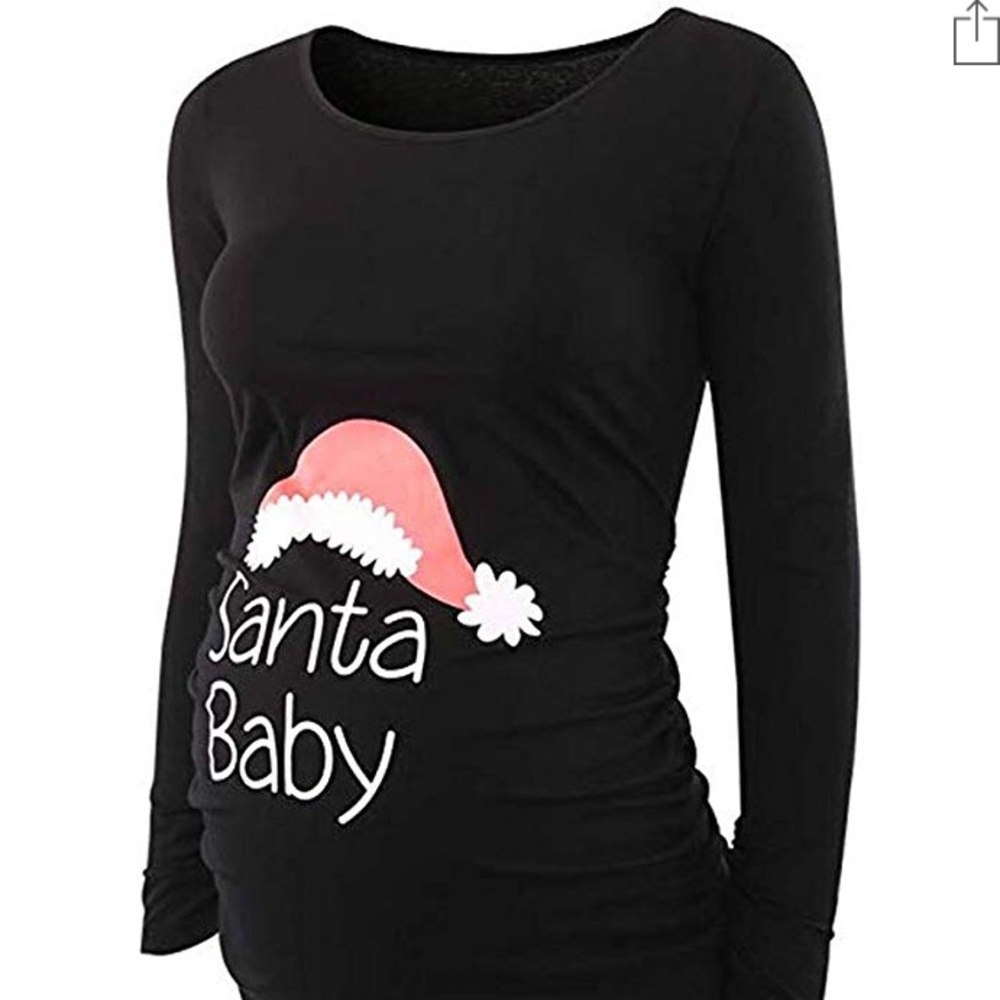 🖤Santa Baby Maternity Long Sleeve